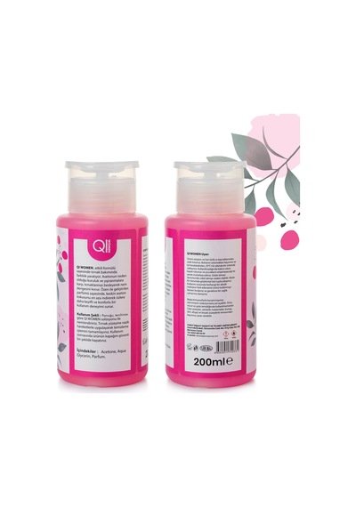 Besleyici Oje Çıkarıcı Pompalı Aseton 200ml