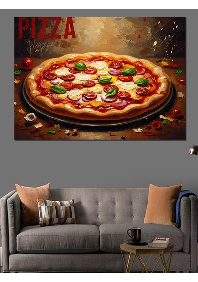 Ahşap Tablo İştah Açıcı Büyük Pizza Tablosu