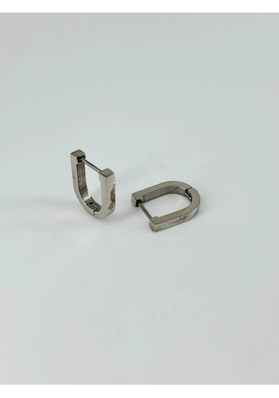 Mepa Rodyum Çelik Erkek Küpe Çap 9 Mm Kalınlık 3 Mm - Ekp0017 Najmaddin Altın