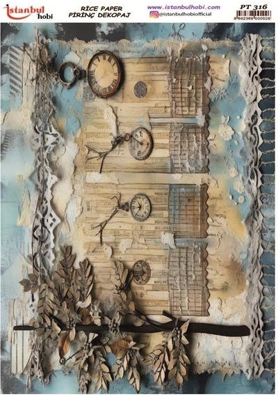 Pirinç Dekopaj Kağıdı 30x42cm Pt-316