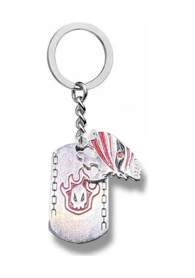 Shihouin Yoruichi Bankai Siyah Dual Anahtarlık Bleach Anime Temalı Unisex Aksesuar