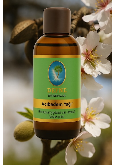 Acı Badem Yağı - Geleneksel %100 Saf Sabit Yağ 30ml