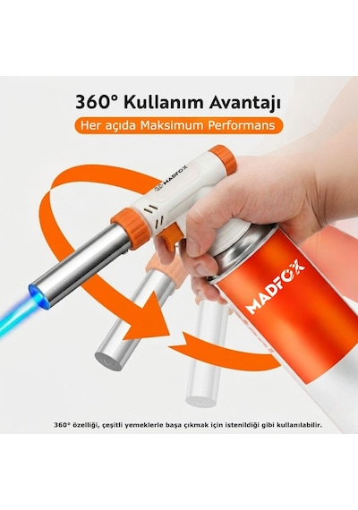 Madfox Magma 360 Çakmaklı Pürmüz Beyaz