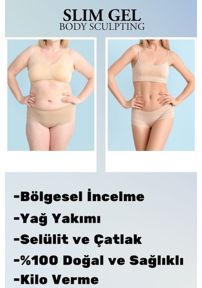 Slimjel Incelticı-sıkılaştırıcı-çatlak Ve Selülit Jeli 250 Ml Kol Korsesi