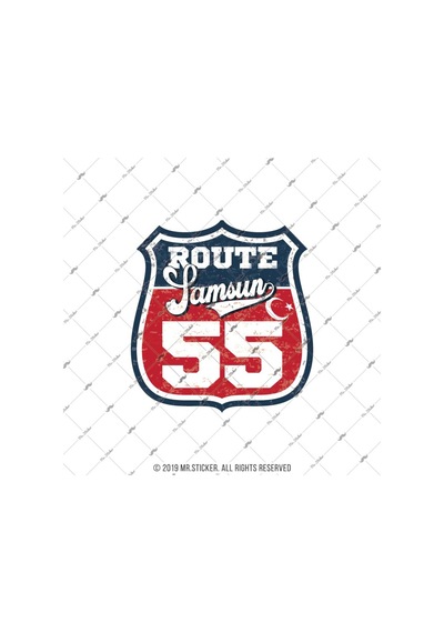 Roup67 Route Samsun 55 Sticker