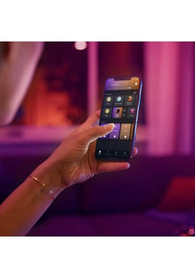Iris Siyah Akıllı Led Masa Lambası Çok Renkli