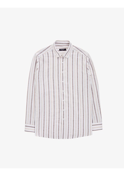 Pierre Cardin Erkek Koyu Kahverengi Gömlek Desenli 50320885-vr084