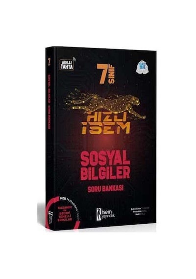 İsem Hızlıisem 7. Sınıf Sosyal Bilgiler Soru Bankası