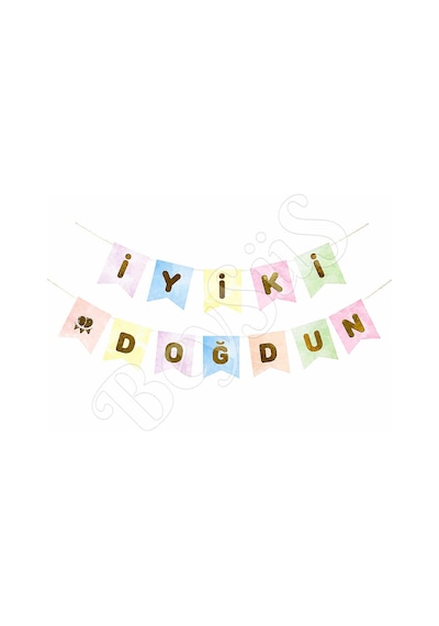 İyiki Doğdun Banner Makaron Tüm Yaşlar