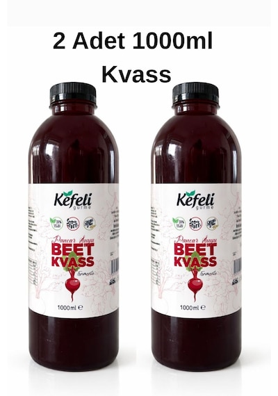 Kvass Fermente Pancar Suyu 2 Adet 1000 Ml