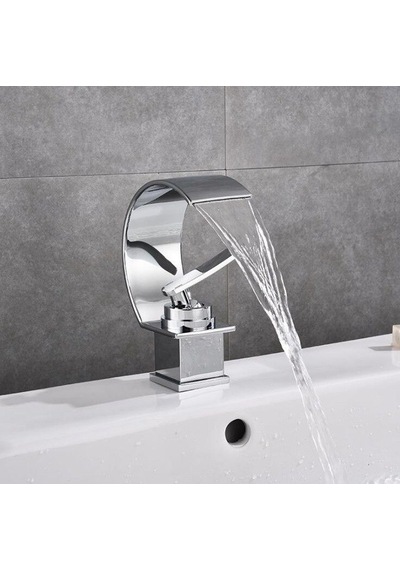 Banyo Şelale Lavabo Bataryası Krom