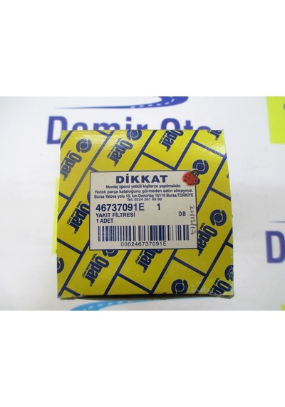 46737091e Yakıt Filtresi 1,9 D.doblo-palio-puntoıı Opar