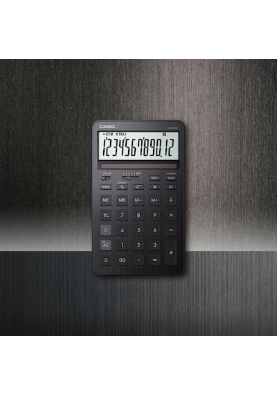 Casio Jw-200dq-bk-w-dp Hesap Makinesi Desktop Gri - Siyah