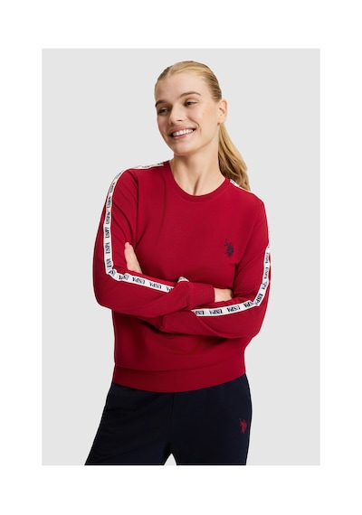 U.S. Polo Assn. Kadın Bordo Pijama Takımı 50333642-vr014