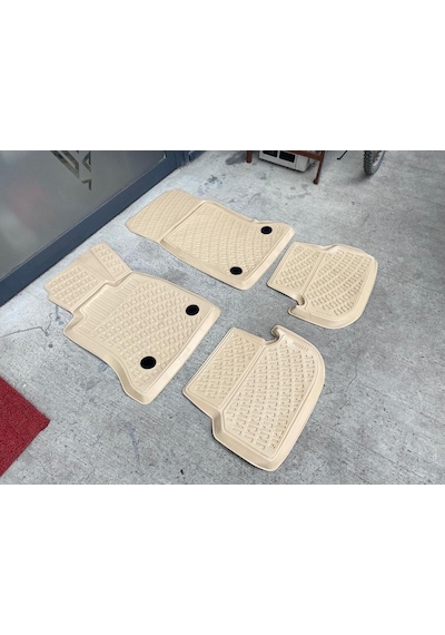 Bmw 5 Serisi Paspas Takım - Bej - 3d Havuzlu Yan Sanayi F10 -514