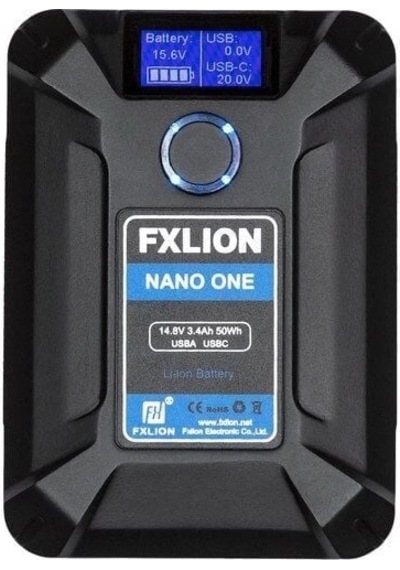Fxlion Nano One 50wh 14.8v Ultra-compact V-mount Pil
