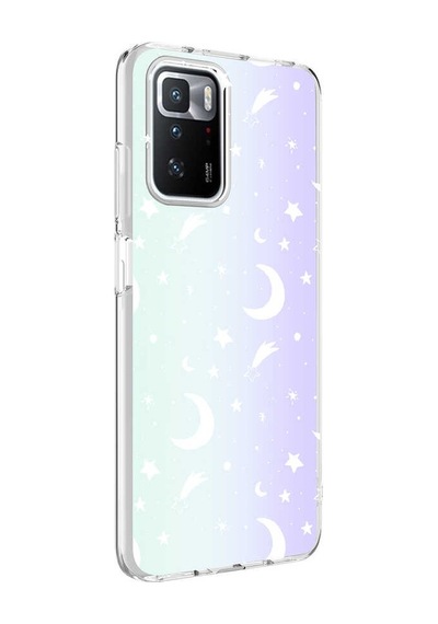 Xiaomi Redmi 10 Kılıf Zore M-Blue Desenli Kılıf