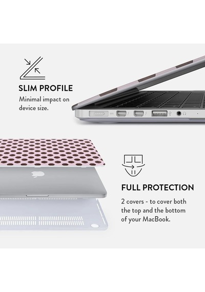 Macbook Air 13.6 A2681 İle Uyumlu Koruma Kılıfı, New Crush Belirtilmemiş