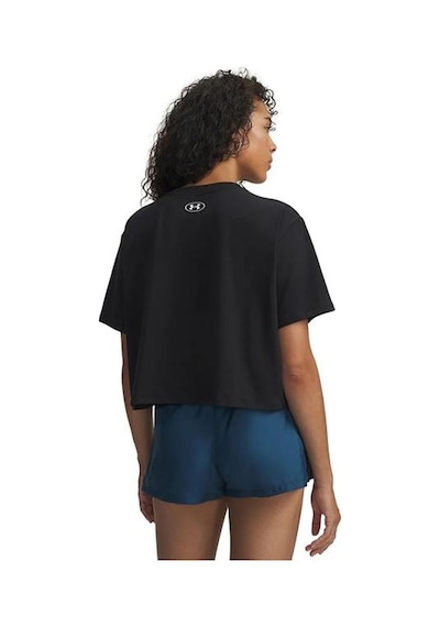Under Armour Rival Boxy Solid Kadın Siyah Tişört