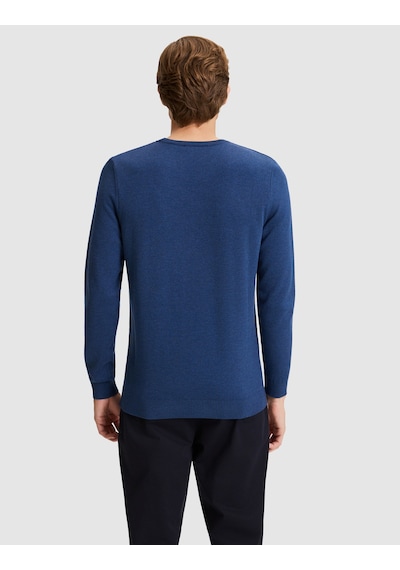 Pierre Cardin İndigo Melanj Slim Fit Basic Kazak 50331501 Vr155