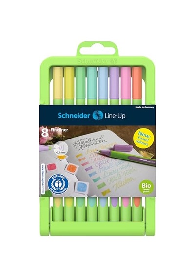 Ayrex Lıne-up Fiber Uç Klm 0,4 Pastel 8li Set 191088