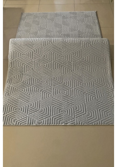 Lüle Halı Delüx Kaymaz Taban Halı Yolluk Gri Renk, Dlx7045 Gri