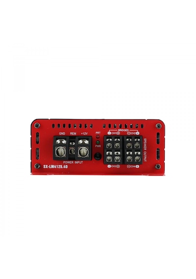 Soundmax Sx-lm4125.4d 4 Kanal D Class Oto Amplifikatör Siyah