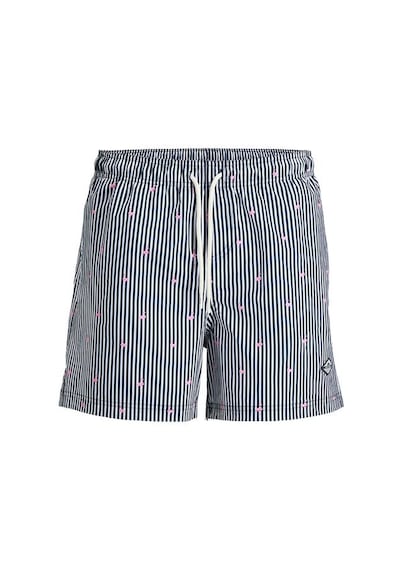 Jack&jones Jack Jones Şort Mayo Maui Breeze Mini Stripe Lacivert