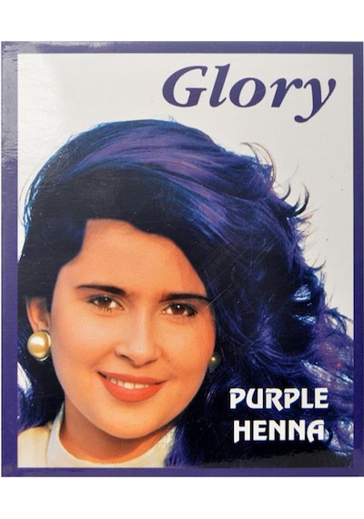 Glory Glory Mor Hint Kınası (Purple Henna) 10 Gr Paket