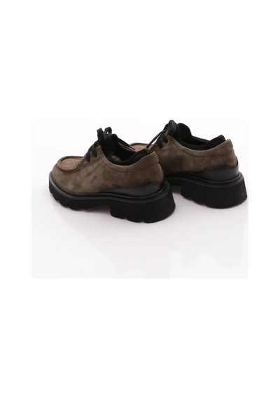 Dgn 108 Erkek Loafer Ayakkabi Haki Süet