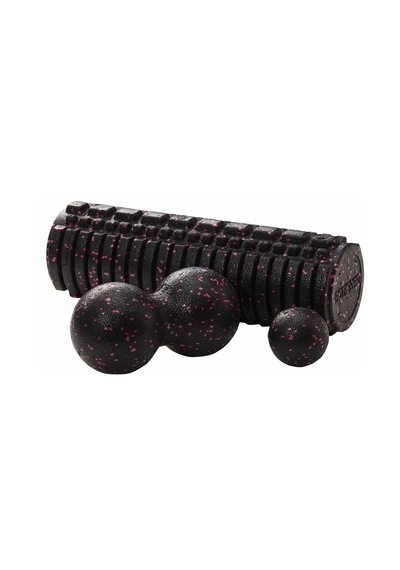 Actifoam Masaj Seti Spor Fitness seti Köpük Rulo Masaj Topu - Pembe