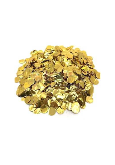 1 Paket Altın Balon Pulu Gold Balon Içi Pul Konfetisi 10 Gram Konfetili Şeffaf Balon Pulu