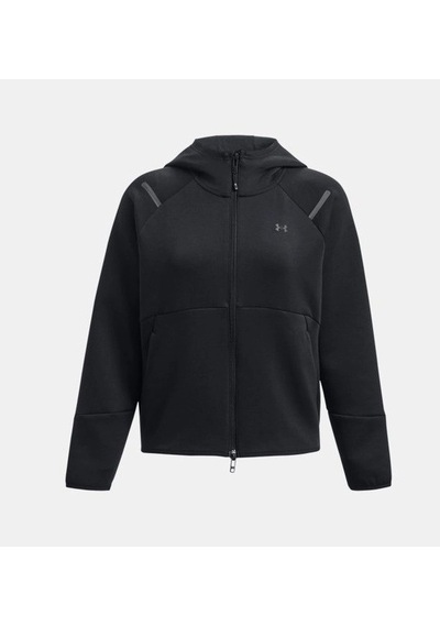 Under Armour Unstoppable Fleece Fz Kadın Fermuarlı Sweatshirt 1379842-001 Siyah