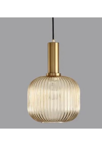 Rsylight Rustik Dekoratif Metal Modern Eskitme Bal Opal Camlı Tekli Avize Siyah