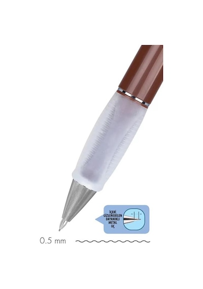 Serve Deep Mekanik Kurşun Kalem 0.5mm Toprak Kahverengi