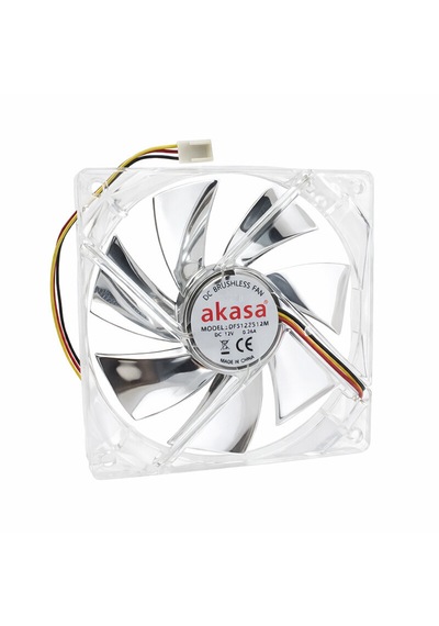 Akasa 120x120x25mm 12 Volt 0.26 Amper 3 Pin Işıklı Dc Fan