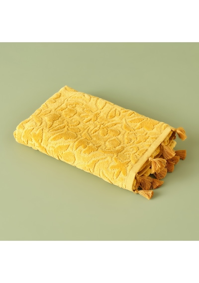 Bella Maison %100 Pamuk Jolia Banyo Havlusu Sarı 90 x 150 CM Sarı