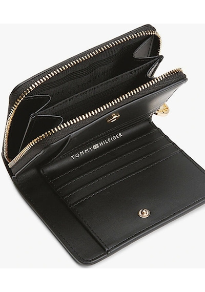 Tommy Hilfiger Th Dıstınct Med Za Kadın Siyah Cüzdan Aw0aw17473bds Siyah