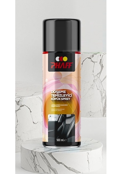 Phaff Oto Döşeme Temizleyici Köpük Sprey 500 ML