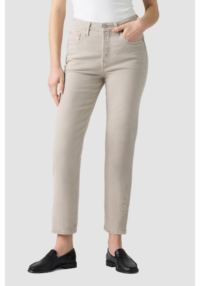 Levi's 501 Crop Pütürlü Dokulu Stf Kadın Gri Jean-24596