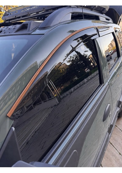 Lada Vega Cam Rüzgarlığı Kahverengi Kromlu 4-lü