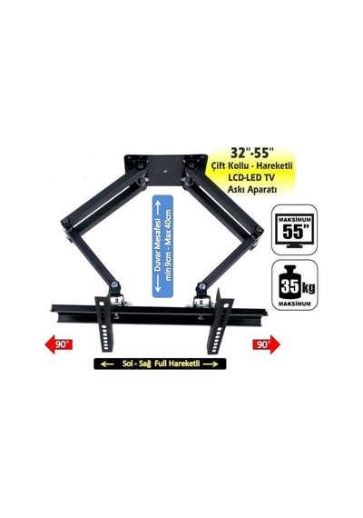 42" 55 Hareketli Lcd Aparatı