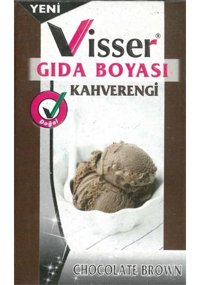 Visser Toz Gıda Boyası Kahverengi