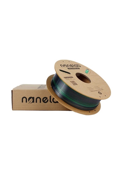 Nanelab Üç Renk Silk Pla Filament - Altın-yeşil-siyah - 1.75mm - 1kg