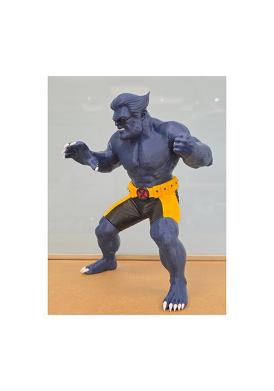 Beast X-man Figür 20cm-3d Baskı-kolleksiyonluk Biblo