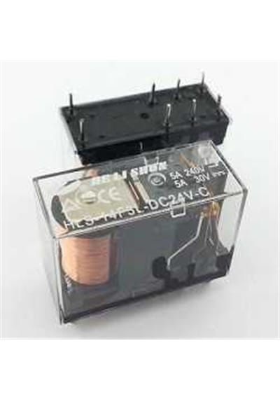 Hls-14F3L-12Volt 5Amper Şeffaf Çift Kontak Röle 8 Pin