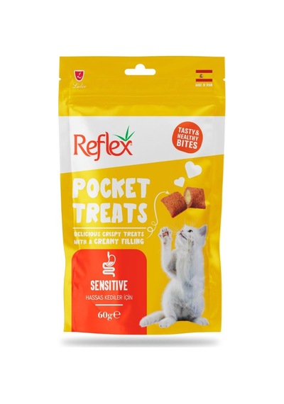 Reflex Pocket Treats Sensitive Hassas Kedi Ödül Maması 60 G