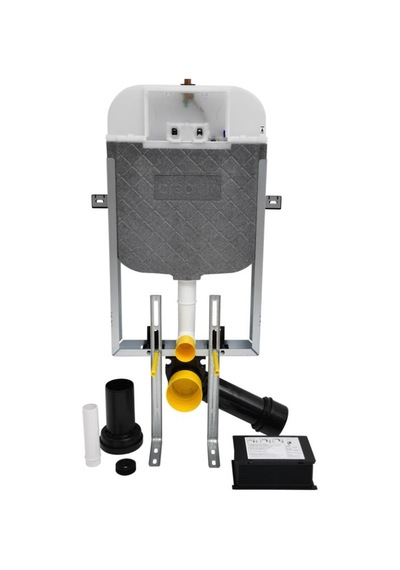 Creavit Gr5001 Metal Ayaklı Gömme Rezervuar 3-6 Litre Gri
