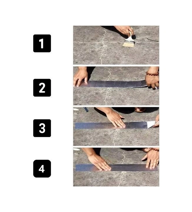 5 Li Su Geçirmez Çatlak Bandı 10cm 5m Yüksek Sıcaklık Dayanıklı Çatı Boru Duvar Onarım Çamur Bant Çok Renkli
