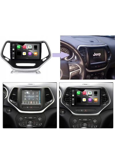 Jeep Cherokee Android Multimedya Sistemi 2-32 Myway 2014-2017 9"